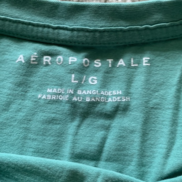 AÉROPOSTALE New York t-shirt, Color green, Size L/G, worn - Picture 2 of 3
